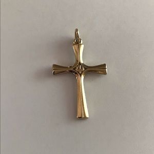James Avery 14k Yellow Gold Cross Pendant
